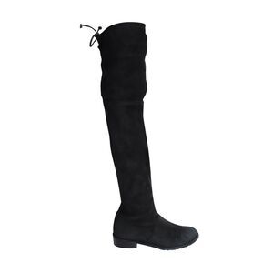 Stuart Weitzman Lowland Over The Knee Boots in Black Suede
